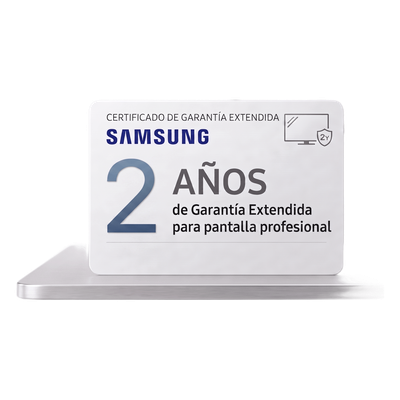 SAMSUNG ELECTRONICS - Extension de garantia 2 años adicionales para pantallas profesionales modelo BE65F