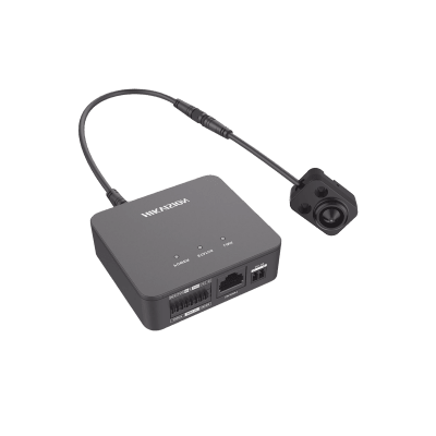 HIKVISION - Pinhole IP 2 Megapixel / Lente 2.8 mm / 2 Mts Cable / PoE / Ideal para Cajeros Automáticos (ATM) / WDR / Micro SD / Cámara Tipo Block