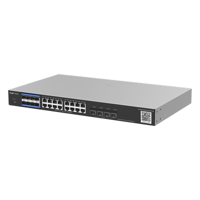 RUIJIE - OLT Switch Híbrido Capa 3 / 8 PON 1G / 16 Ethernet 1G / 4 SFP+ 10G / 256 ONUs / 1U Rack / 17.32 x 10.24 x 1.72 in