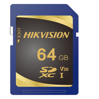 HIKVISION - Memoria SD Clase 10 de 64 GB / Especializada Para Videovigilancia