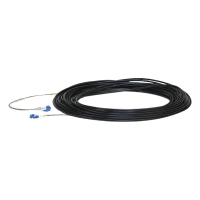 UBIQUITI - Cable de fibra óptica / Monomodo SM / 30 m (100 pies) / Conectores LC / 6 hilos G.657.A2 / Acero y Kevlar / IP exterior