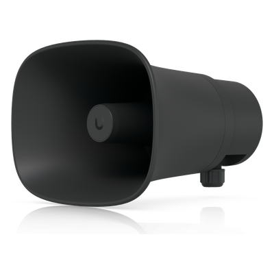 UBIQUITI - Altavoz IP / 120 dB / PoE+ / Alerta AI / IP66 / Montaje Pared, Esquina y Poste / -40 a 60 °C / 10.5 x 7.7 x 10'
