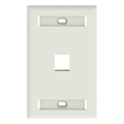 PANDUIT - Placa de Pared Vertical / 1 Puerto Keystone / 69.8 x 114.3 mm / 2.75 x 4.5 pulg. / Montaje Vertical