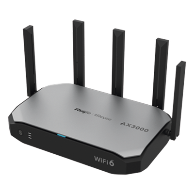 RUIJIE - Router Wi-Fi 6 / Dual Band / 4x WAN Balanceado / Mesh / 180 Clientes / 1.2 Gbps / 5 Antenas 5 dBi