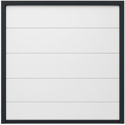 ACCESSPRO - Seccion para puerta de Garage / Lisa / Linea Central / Panel de 21" / Color blanco / Para APDOOR128 / Estilo Americana.