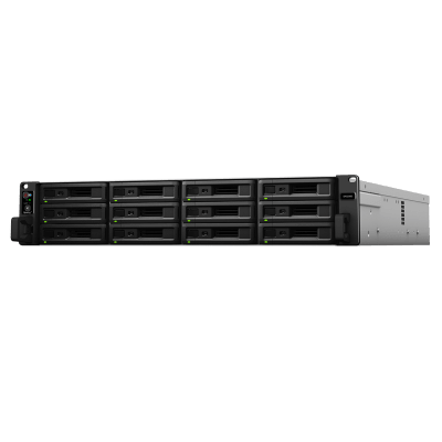 SYNOLOGY - Sistema de Almacenamiento de Alta Escalabilidad Synology SA3200D | Arquitectura de Controlador Dual Activo-Pasivo | Capacidad Bruta de 576 TB | 12 Ranuras SAS | Compatibilidad con Virtualización | Protección de Carga de Trabajo sin Licencia