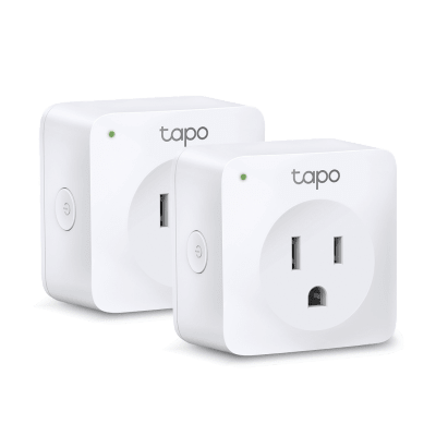 TP-LINK - Mini tomacorriente inteligente Wi-Fi, 100 - 120V~, 50/60Hz, 15.0A, compatible con Amazon Alexa y Google Assistant, color blanco.