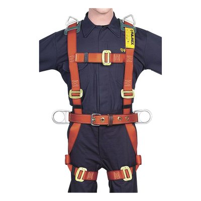 TULMEX - Arnés de Cuerpo Completo / Parar Caídas, Rescatar y Posicionar / 2.287 kg / ANSI, OSHA, ISO