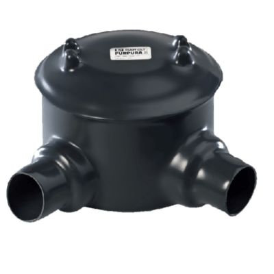 RAWELT - Caja para Áreas Peligrosas con Tapa Tipo GRL de 3/4" (19 mm)/ Con Recubrimiento de PVC e interior de Uretano.