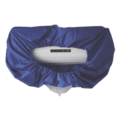 EPCOM - Cubierta Protectora para Aire Acondicionado Exterior / Material PU Impermeable / Circunferencia 3.2 m (10.5 ft) / Drenaje Externo / Correa Elástica de Seguridad / Peso 0.57 kg