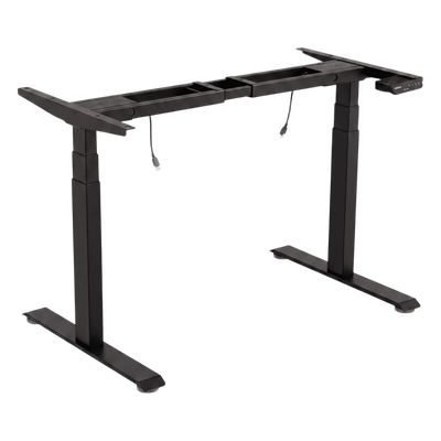EPCOM INDUSTRIAL - Base de Escritorio Motorizado Profesional / Altura Ajustable 60-125cm / Estructura Estable / Funcionamiento Suave / 3 Preset de Posiciones / Color Negro / Soporta hasta 100Kg de carga