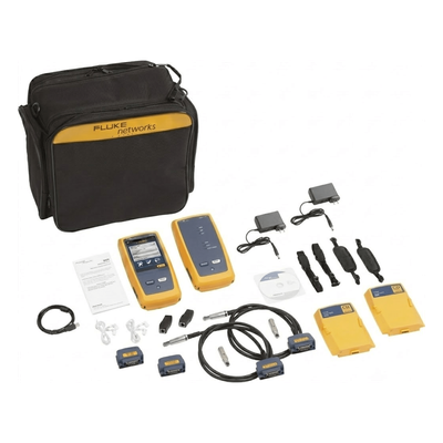 FLUKE NETWORKS - Certificador de Cable de Cobre / Cat5e a Cat8 / 2 GHz / WiFi Integrado / Pantalla 5.7" (14.48 cm) / Precisión Nivel VI