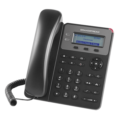 GRANDSTREAM - Teléfono IP / 1 Cuenta SIP / 2 Líneas / Pantalla LCD 132x48 / PoE / 3 Teclas Programables / Conferencia 3 Vías