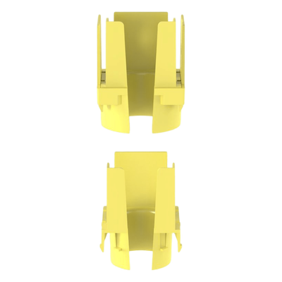 PANDUIT - Tapa de Salida para Tubo Corrugado / 1.5 in (38 mm) / Para Canaleta 2x2 FiberRunner™ / ABS / Color Amarillo