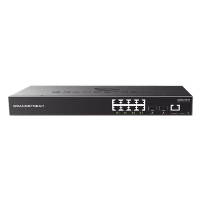 GRANDSTREAM - Switch PoE+ Administrable / 8 Puertos Gigabit / 2 SFP Uplink / 120W / 10 Gbps / 14.88 Mpps