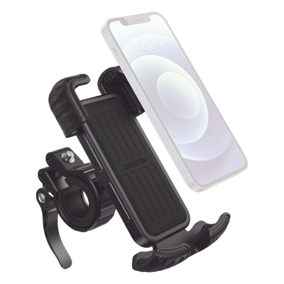 UGREEN - Soporte para Celular / Manillar de Motocicleta o Bicicleta / Anti Vibración / Rotación 360° / Liberación Rápida / Manillar 0.6'' a 1.75''