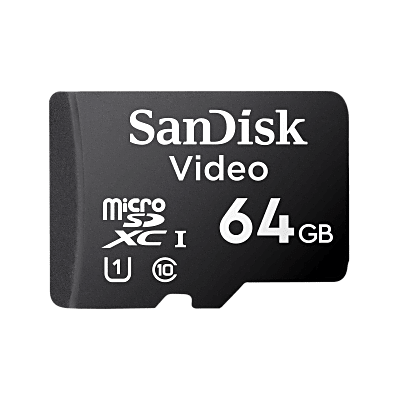 SANDISK - Sandisk Video Ultra SDXC UHS-I/Class 10 MSD SDSDQAS4-064G-BP