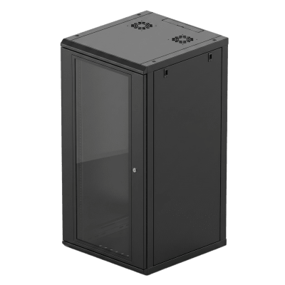 LINKEDPRO - Gabinete de Pared / 24U / 635 mm Profundidad / 19 in / Acero Reforzado / 100 kg Carga / 2.09 ft x 3.85 ft x 2.09 ft