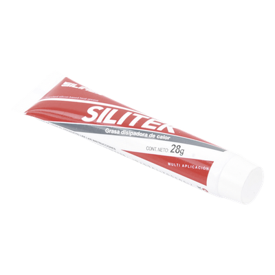 SILIMEX - Pasta Térmica Aislante / Conductividad Térmica Alta / Rango -20 a 220°C / Protección Humedad y Corrosión / Tubo 28 grs / Aplicación Electrónica Exterior