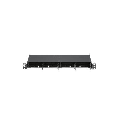 PANDUIT - Panel de Distribución de Fibra Óptica, Acepta 12 Cassettes HD Flex en 6 Espacios, Hasta 144 Fibras, 1 UR