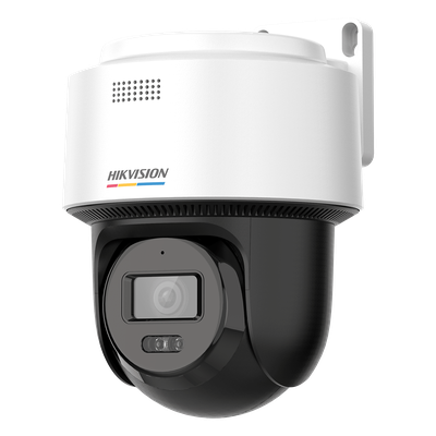 HIKVISION - Cámara PT TurboHD / 3K ColorVu / Dual Light 40 m (131.2 ft) / Audio Bidireccional con Sirena / IP66 / -30°C a 60°C