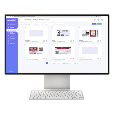 ACCESSPRO - Licencia Anual Cloud / Gestión ESL / 1 Tienda / 5000 Etiquetas / Integración ERP-POS-MES