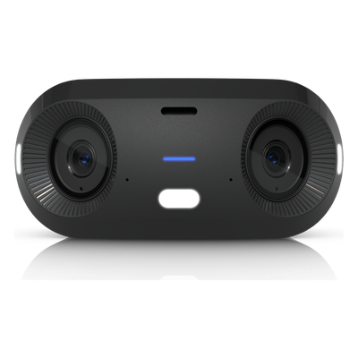 UBIQUITI - Cámara IP Panorámica / Dual 4K 16 MP / 180° HFOV / IR 20 m (65.6 ft) / PoE+ / IP66 / Audio Bidireccional / IA Multi-TOPS