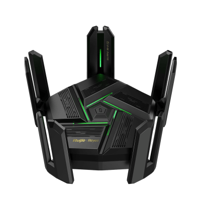 RUIJIE - Home Router inalámbrico MESH Wi-Fi 7, Diseñado para GAMING con doble puerto WAN 2.5G para Sumar Ancho de banda, 3 puertos LAN 2.5G, 4 puertos LAN Gigabit.