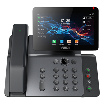 FANVIL - Teléfono IP Ejecutivo / 20 Líneas SIP / Pantalla Táctil IPS 7" / Wi-Fi 6 / Bluetooth 5.4 / Handset Inalámbrico / PoE / Gigabit Dual Ethernet