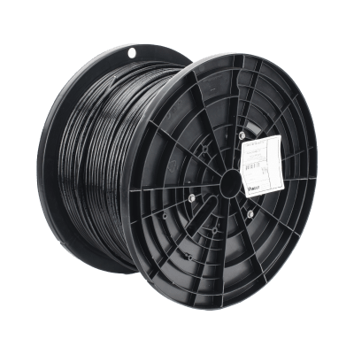 PANDUIT - Bobina de Cable UTP de 4 Pares OSP (Planta Externa), Cat6 de Rango Extendido, 22 AWG, Color Negro, 305 Metros (1000 Pies).
