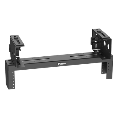 PANDUIT - Rack de Distribución Aéreo / 2 UR / Carga 27 kg (60 lb) / Rieles Roscados #12-24 / Profundidad 83 mm (3.3 in) / Montaje Universal