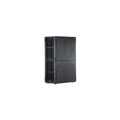 PANDUIT - Gabinete FlexFusion para Centros de Datos, 45 UR, 800 mm de Ancho, 1070 mm de Profundidad, Fabricado en Acero, Color Negro