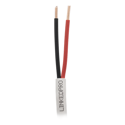 LINKEDPRO - Cable para Alarma / 6 Conductores / 22 AWG / CMR / 305 m (1000 ft) / -20 a 75 °C / Blanco