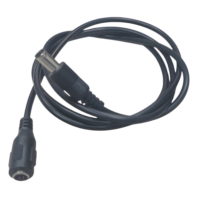 EPCOM POWERLINE - Cable de Alimentación DC / Conector Macho a Hembra 5.5x2.1 mm / 22 AWG / 1 m (3.28 ft) / Polarizado / Forro Negro