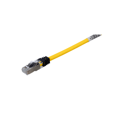 PANDUIT - Patch Cord Cat6A, Blindado S/FTP, CM/LS0H, 3 Metros, Color Amarillo