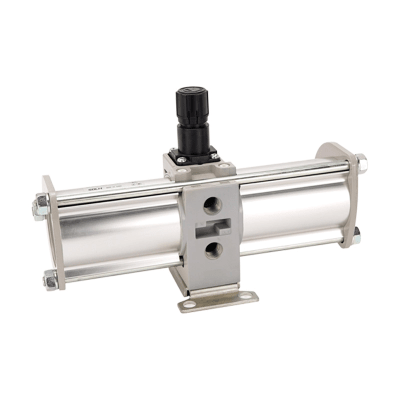 TITAN-AUTOMATION - Amplificador de Aire NTA-NVBA20A-03 / Operado por Perilla con Mecanismo de Alivio / Puerto 3/8" / Presión de Entrada 14.5-130 psi / Presión de Salida 29-150 psi / Flujo Máximo 1000 L/min
