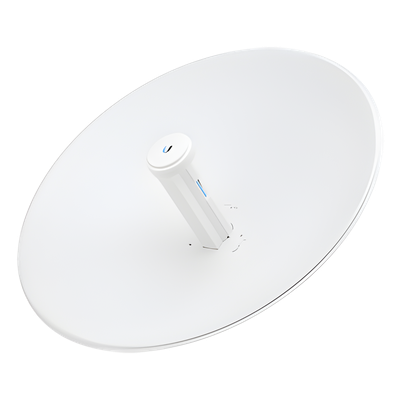 UBIQUITI - Radio Puente PtP / 5 GHz / 450 Mbps / Antena 27 dBi / PoE Gigabit 24V / Rango 1.71 x 1.71 x 1.01 ft