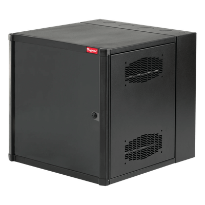 PANDUIT - Gabinete de Pared para Rack 19" / 19 UR / Doble Bisagra Frontal y Trasera / Puerta Sólida de Acero / 915 mm Alto x 600 mm Ancho x 637 mm Profundidad