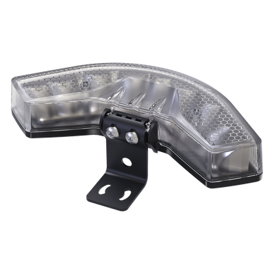 SIGNALPRO - Luz Auxiliar Esquinera / 9 LED / Ámbar / Lente Transparente / Multivoltaje 12-24 VCD / SAE / ECE R65
