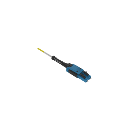 PANDUIT - Jumper de Fibra Óptica Monomodo 9/125 OS1/OS2, LC-LC Uniboot Duplex, LSZH, Color Amarillo, 3 Metros