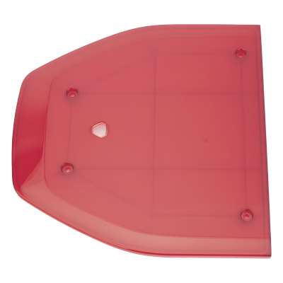 SIGNALPRO - Domo Lateral de Reemplazo / Compatible con Barra de Luces SP216 / Color Rojo / Alta Resistencia / Diseño Aerodinámico