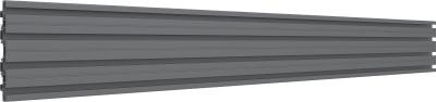 EPCOM INDUSTRIAL - RIEL DE MONTAJE PARA SOPORTE DE VIDEOWALL LED DE 125CM  FABRICADO EN ALUMINIO
