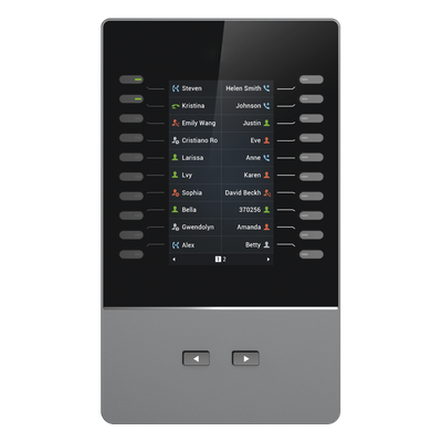 GRANDSTREAM - Módulo de Extensión IP / Pantalla LCD 4.3" / 272 x 480 píxeles / 40 Contactos por Módulo / Hasta 160 Líneas en Cascada / BLF y Conferencia