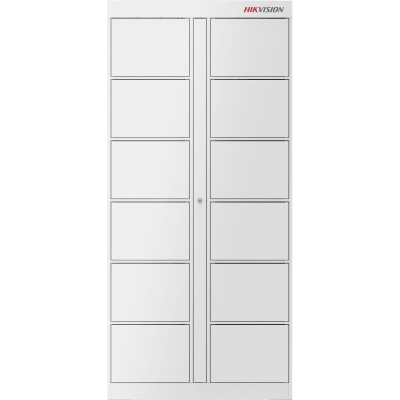 HIKVISION - Locker Inteligente de Expansión con 12 Espacios / Requiere Locker Maestro / Comunica al Maestro por RS485