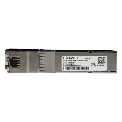 HUAWEI - Transceptor SFP a RJ45 / 1000BASE-T / 10/100/1000 Mbps / Alcance 100 m (328 ft) / Hot-Swappable