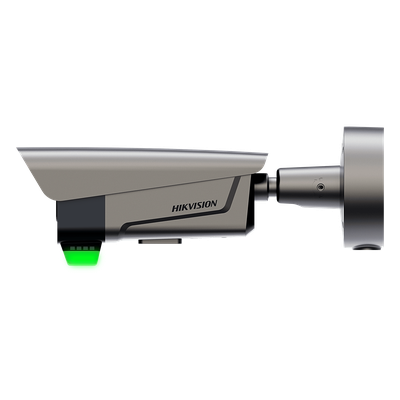 HIKVISION - Cámara Bala IP ANPR / 4 Megapixel / Lente Mot. 2.8-12 mm / IR y Luz Blanca 50 m (164 ft) / WDR 140 dB / Control de Barrera / IP68 / PoE