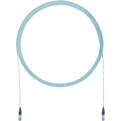 PANDUIT - Cable de Interconexión MPO / 12 Fibras OM4 / Pan-MPO Hembra-Hembra / Polaridad A / Plenum / 15 m (49.2 ft)