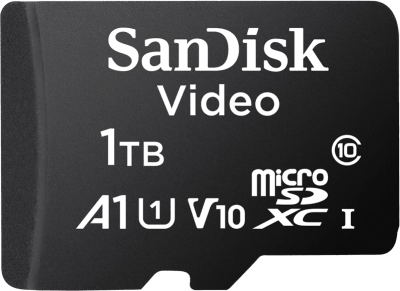 SANDISK - Memoria microSD SanDisk 1TB (1024GB) / Alta Resistencia / Videovigilancia / Clase 10