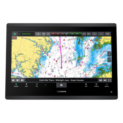 GARMIN - Plotter de Navegación GPSMAP 1623xsv / Pantalla Táctil IPS 15.6" Full HD / Salida de sonda CHIRP 1 kW con ClearVü y SideVü / Compatibilidad LiveScope y Panoptix / Conectividad NMEA 2000 y 0183 / IPX7 Resistente al Agua / Dual