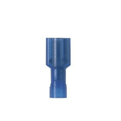 PANDUIT - Terminal de Desconexión Hembra Pan-Term™ a 90º, Color Azul, Nylon, para cable 14-16 AWG, 0.250 x 0.032 " (6.3 x 0.8mm)